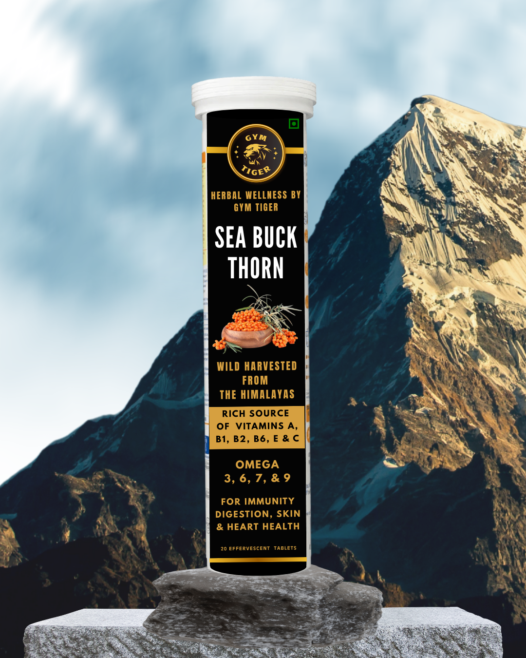 Himalayan Sea Buckthorn Effervescent - 20 Tabs