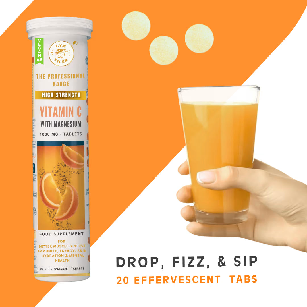Vitamin C with Magnesium Effervescent 1000 mg - 20 Tabs