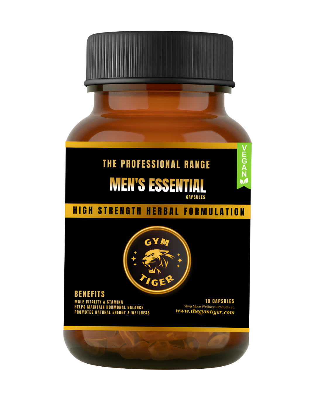 Men’s Essential Herbal Capsules by Gym Tiger
