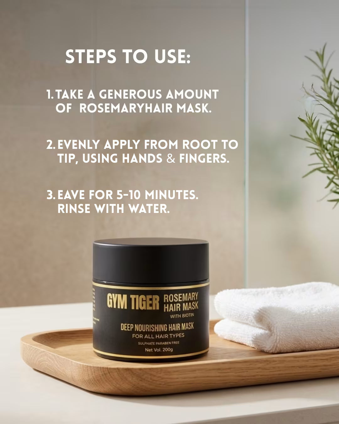Rosemary Hair Mask Use