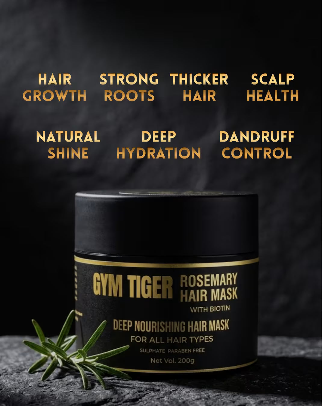Rosemary Hair Mask with Biotin 