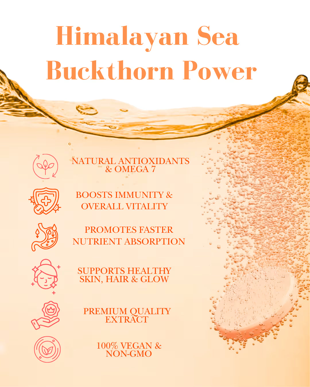 Sea Buckthorn Effervescent Tablets