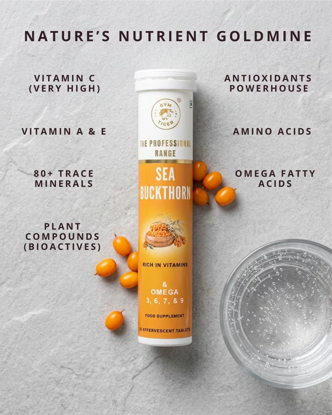 Sea Buckthorn Effervescent Tablets