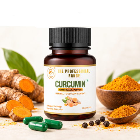 Turmeric & Black Pepper Capsules | Curcumin 95% | 60 Capsules