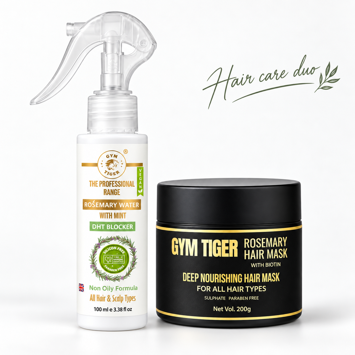 Rosemary Hair Care Duo | Mist + Biotin Hair Mask