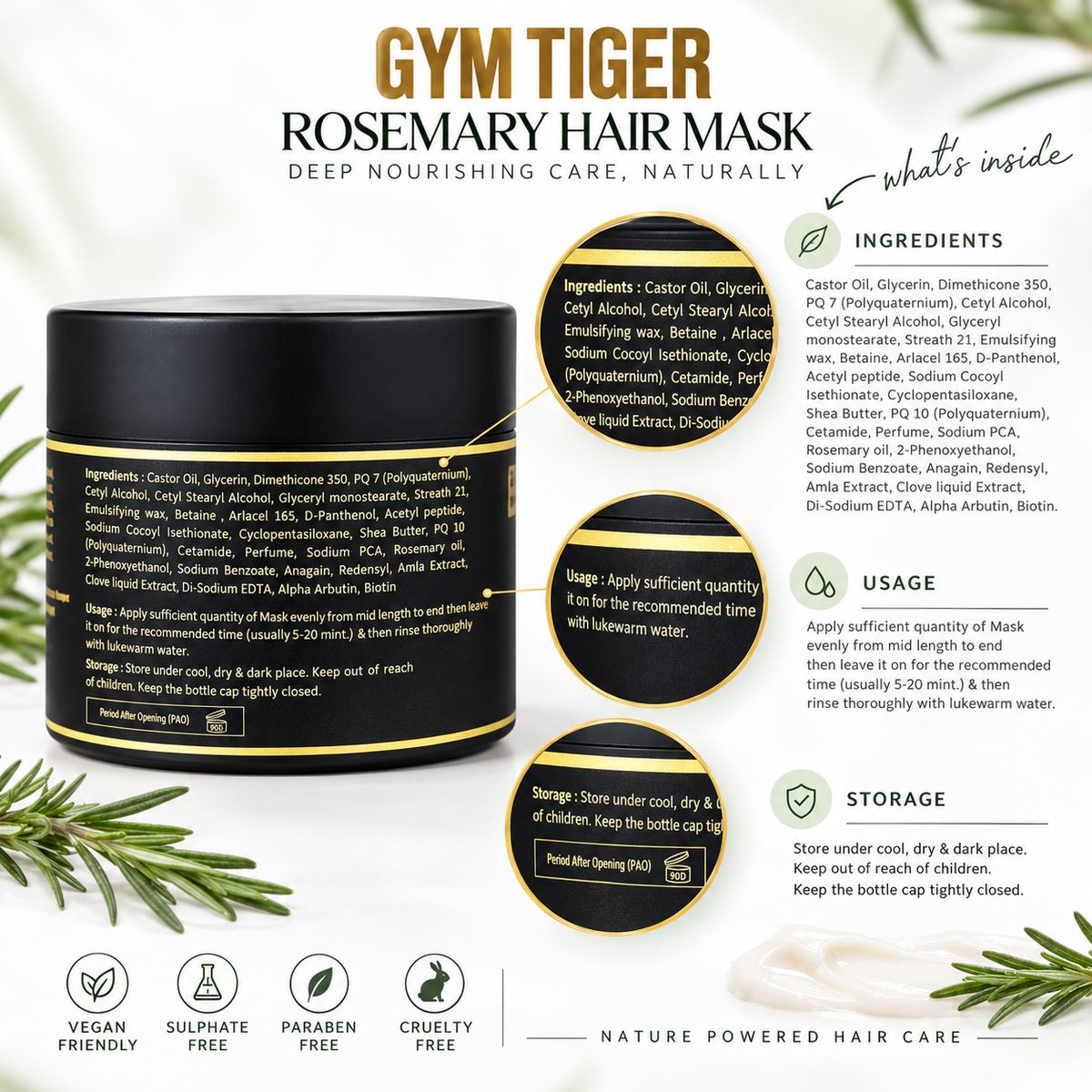 Rosemary Hair Care Duo | Mist + Biotin Hair Mask