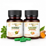 Moringa & Curcumin Herbal Wellness Duo | 120 Capsules