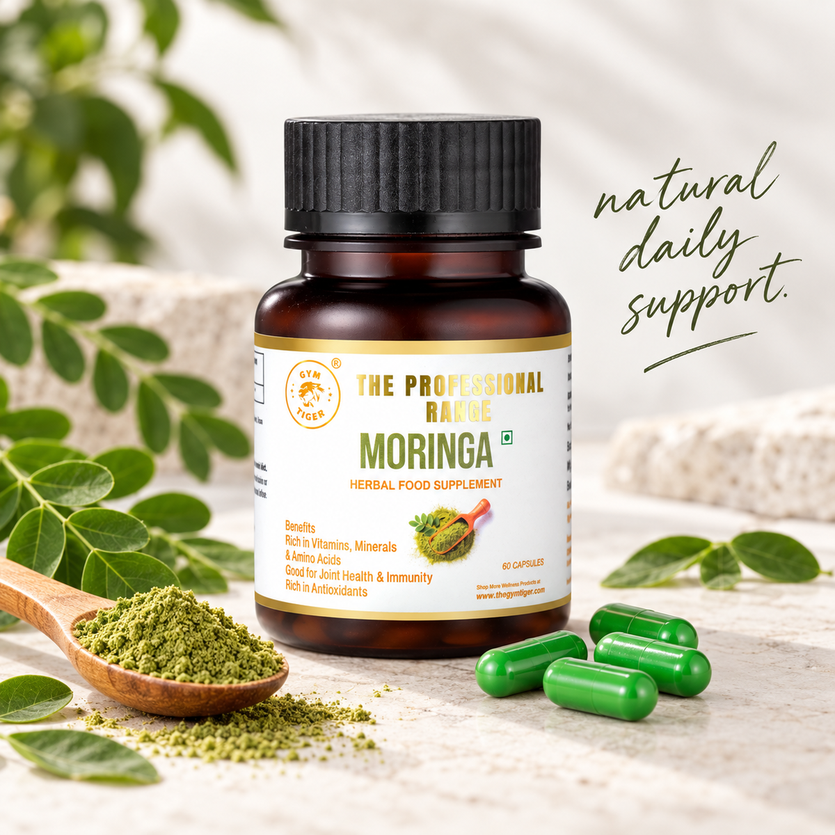 Moringa Oleifera Capsules 500mg | 60 Vegan Capsules