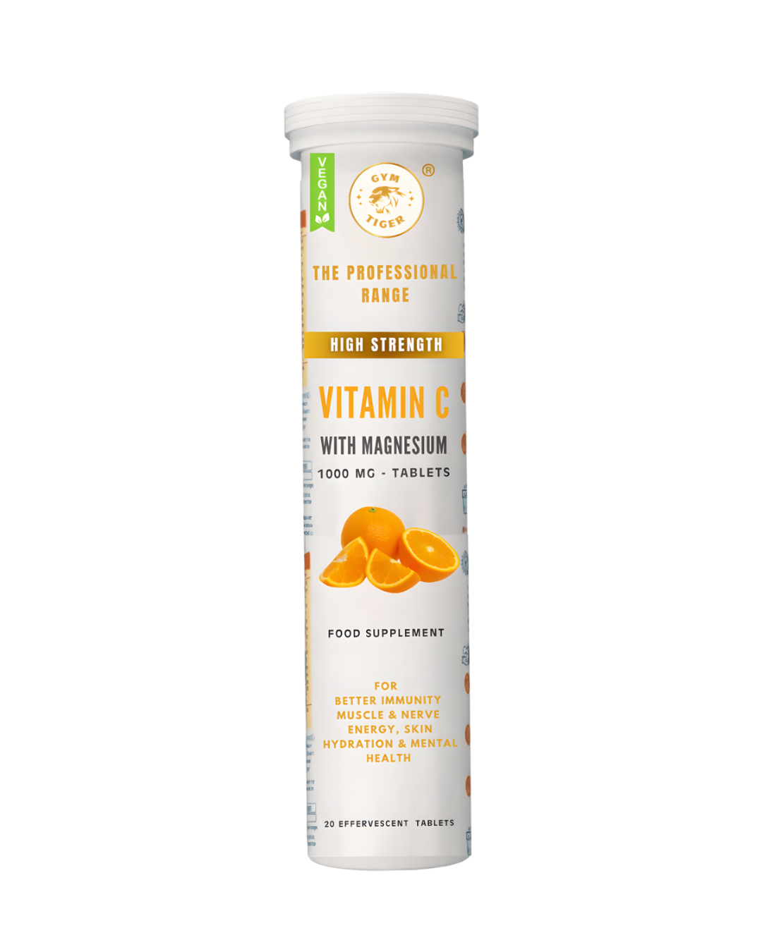 Vitamin C with Magnesium Effervescent 1000 mg - 20 Tabs
